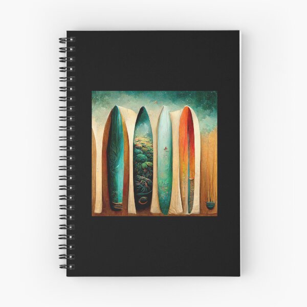 Item preview, Surrealism Retro Vintage Surfboards Beach Decoration Art Gift designed and sold by LADistrictGarb.