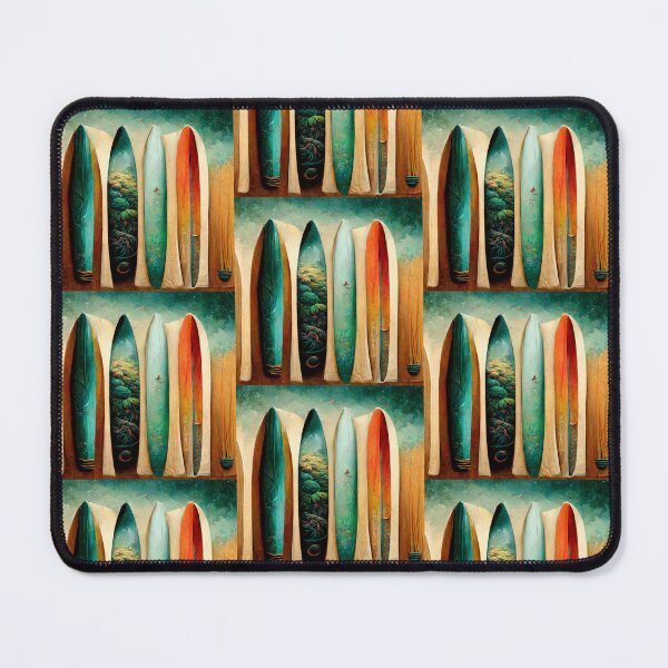 Item preview, Surrealism Retro Vintage Surfboards Beach Decoration Art Gift designed and sold by LADistrictGarb.
