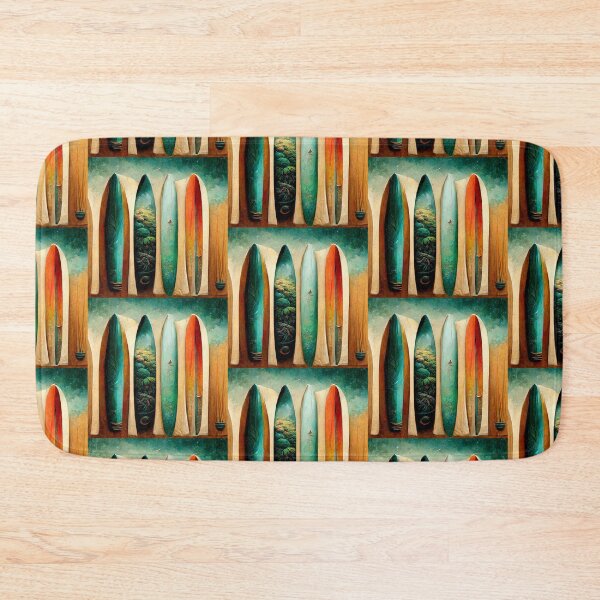 Item preview, Surrealism Retro Vintage Surfboards Beach Decoration Art Gift designed and sold by LADistrictGarb.