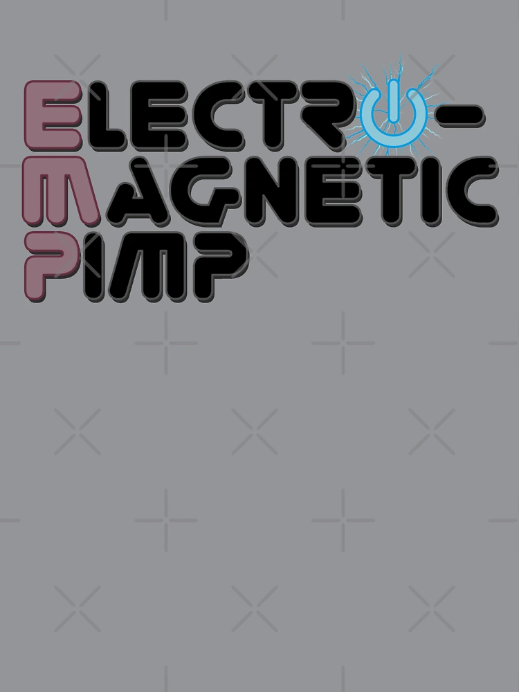 Thumbnail 7 of 7, Oversized T-Shirt, ElectroMagnetic Pimp [Roufxis-Rb] designed and sold by RoufXis.