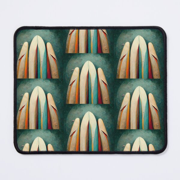 Item preview, Surrealism Futurism Vintage Surfboards Beach Decoration Art Gift designed and sold by LADistrictGarb.