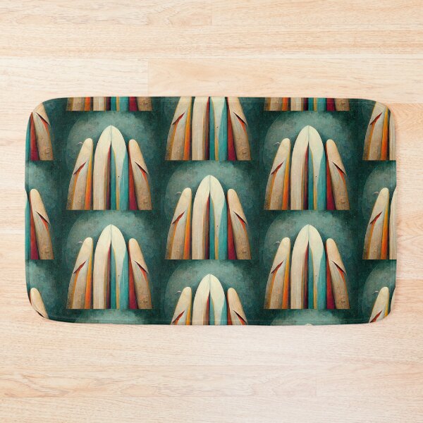 Item preview, Surrealism Futurism Vintage Surfboards Beach Decoration Art Gift designed and sold by LADistrictGarb.