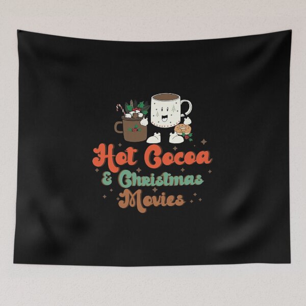 Item preview, Hot cocoa & Christmas movies designed and sold by pnkpopcorn.