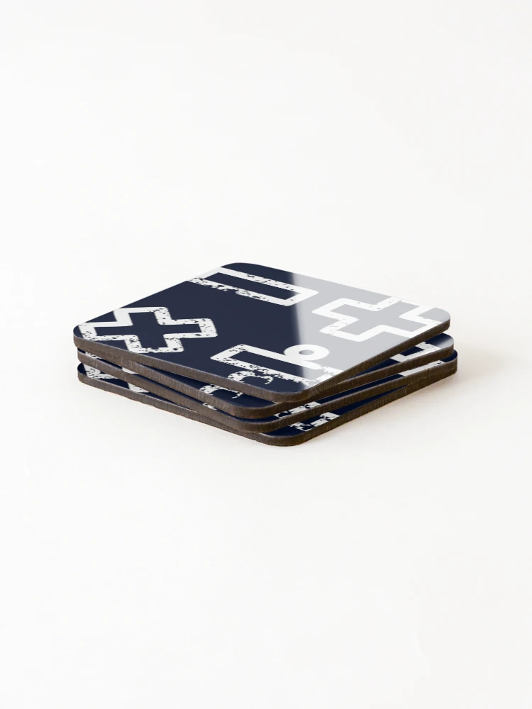 Thumbnail 4 of 5, Coasters (Set of 4), Math Basic Operations: Cool Math Merch designed and sold by MathVerge.