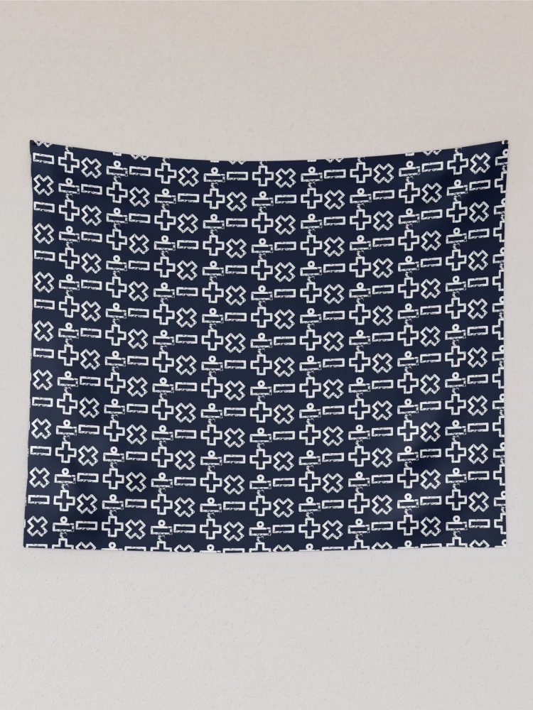 Thumbnail 2 of 3, Tapestry, Math Basic Operations: Cool Math Merch designed and sold by MathVerge.