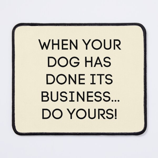Item preview, No Dog Poop Sign | When your dog has done its business do yours designed and sold by FunnyFactDesign.
