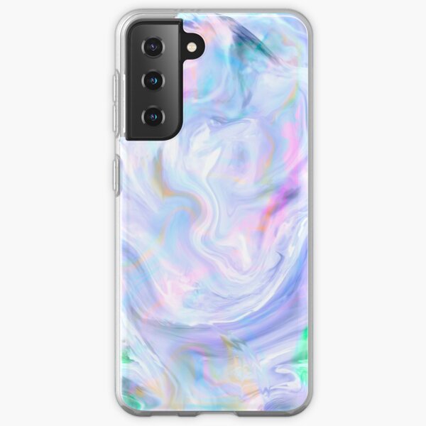 Copie couleur pastel holographique Coque souple Samsung Galaxy