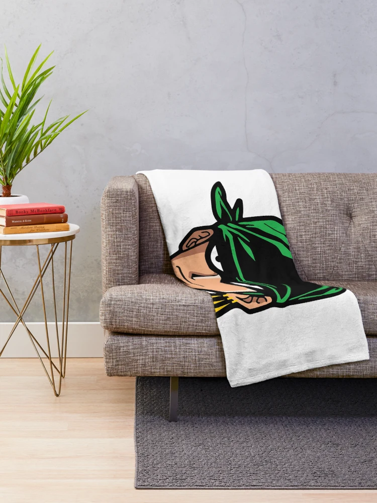 Thumbnail 2 of 6, Throw Blanket, Zoro designed and sold by Sakuga Drip.