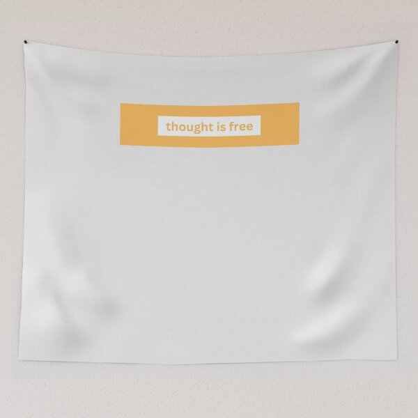 Item preview, Thought is free - block Quote designed and sold by justbejoker.