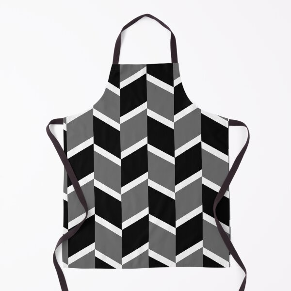Item preview, Black and White Abstract Herringbone Chevron Pattern designed and sold by All-Black-White.