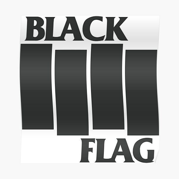 "Black Flag Band Logo" Poster for Sale by Stoba74 Redbubble