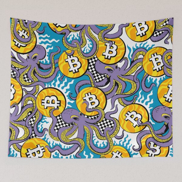 Artikelvorschau, Octopus-Bitcoin entworfen und verkauft von InnaQueen.