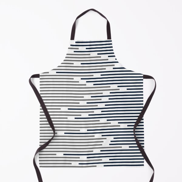 Item preview, Gray Black and White Broken Horizontal Stripe Pattern Tri-color on Solid Color designed and sold by All-Black-White.