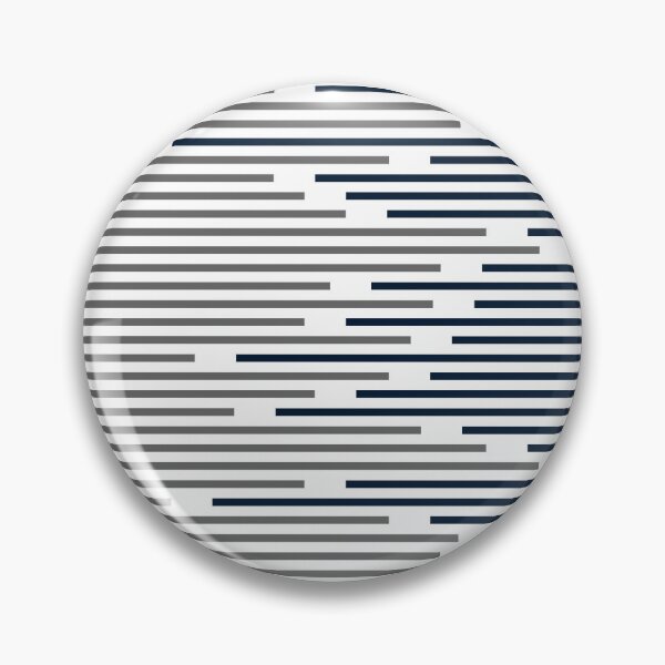 Item preview, Gray Black and White Broken Horizontal Stripe Pattern Tri-color on Solid Color designed and sold by All-Black-White.