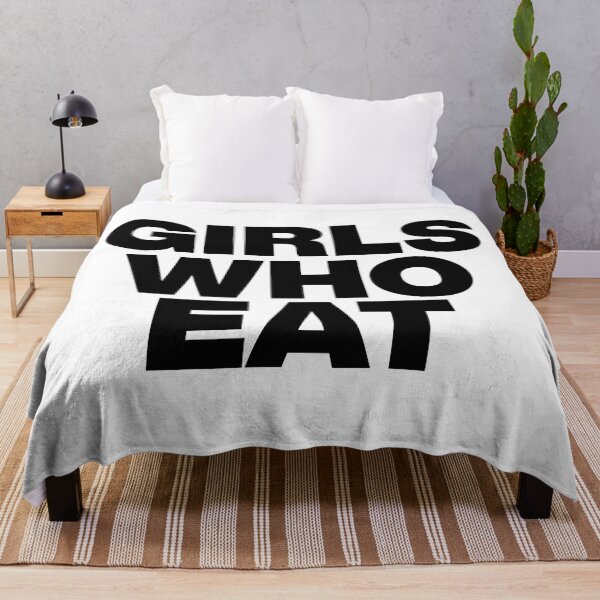 Item preview, girls who eat, motivational statement quote designed and sold by TrueType.