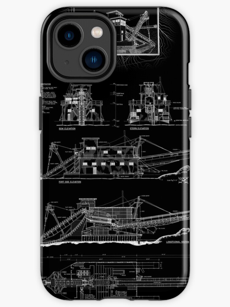 Alaska Gold Dredge Blueprint