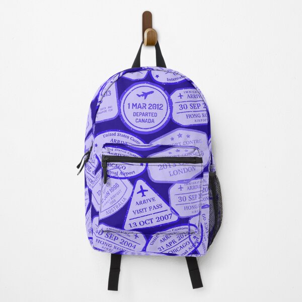 Item preview, Colorful Passport Stamps pattern - S5 designed and sold by Art-by-Geoff.