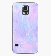 Rosa Holographic Pastell Farbdruck Hülle & Skin für Samsung Galaxy