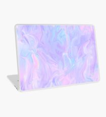 Rosa Holographic Pastell Farbdruck Laptop Folie