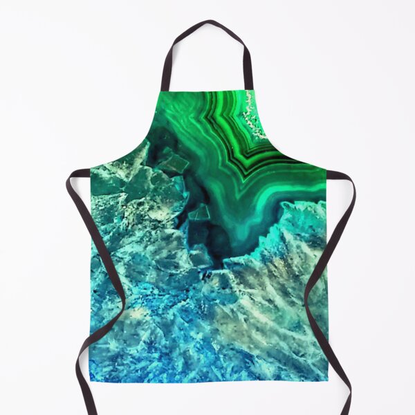 Item preview, Green and Blue Faux Agate Mineral Gemstone A Line Dress designed and sold by skolfid brows ⭐⭐⭐⭐⭐ (5.0).