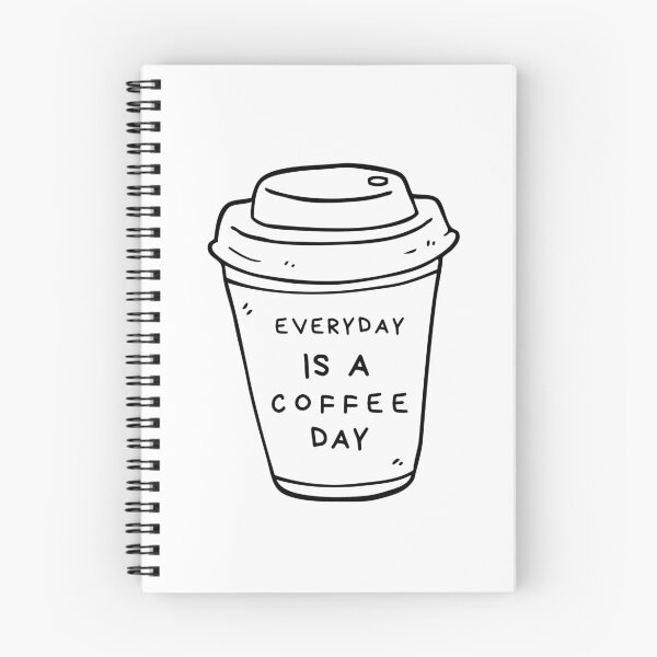 Item preview, Illustration Everyday Is A Coffee Day designed and sold by TheCreativeFab.