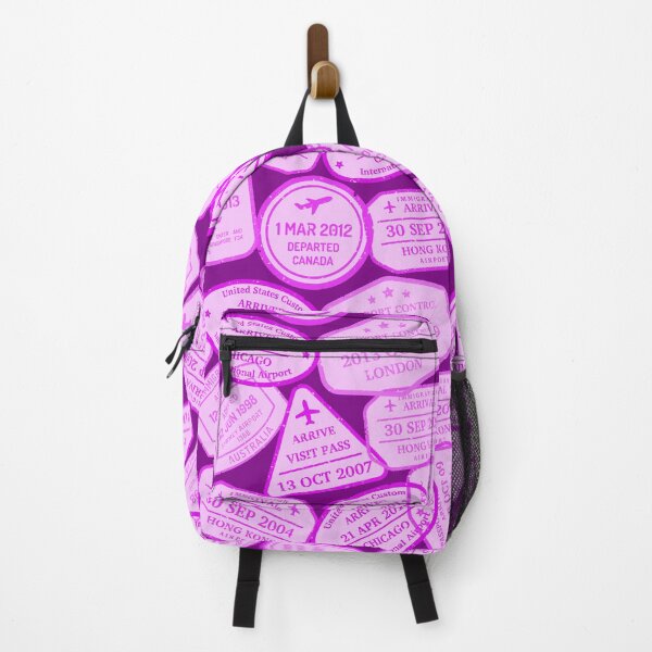 Item preview, Colorful Passport Stamps pattern - S7 designed and sold by Art-by-Geoff.