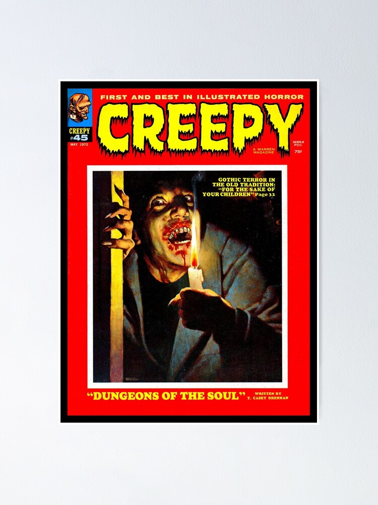 YES!!! ANOTHER GREAT VINTAGE CREEPY #45 MAGAZINE COVER! | Poster