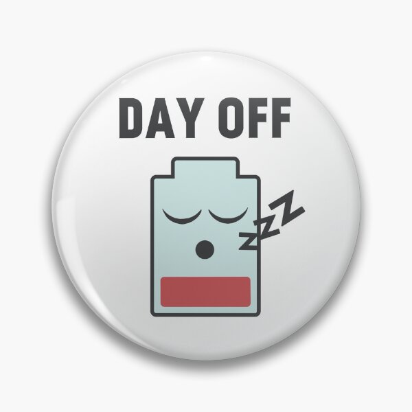 Item preview, Day off, low battery icon designed and sold by EnzoVectorism.