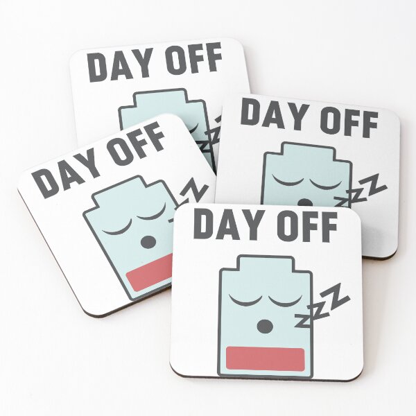 Item preview, Day off, low battery icon designed and sold by EnzoVectorism.
