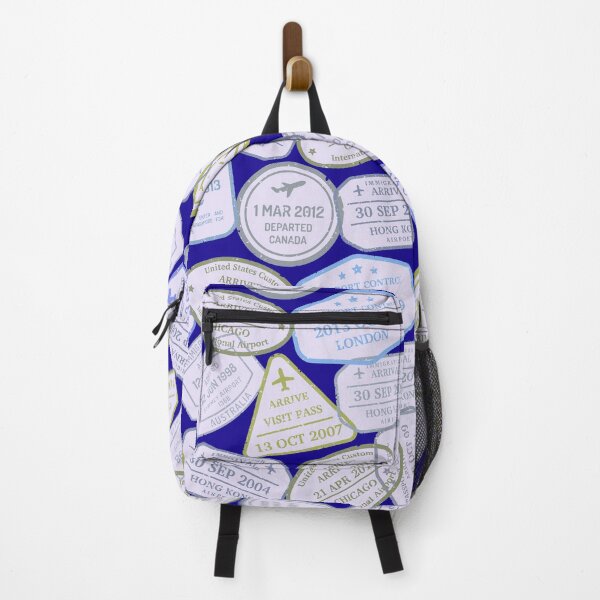 Item preview, Colorful Passport Stamps pattern - S8 designed and sold by Art-by-Geoff.