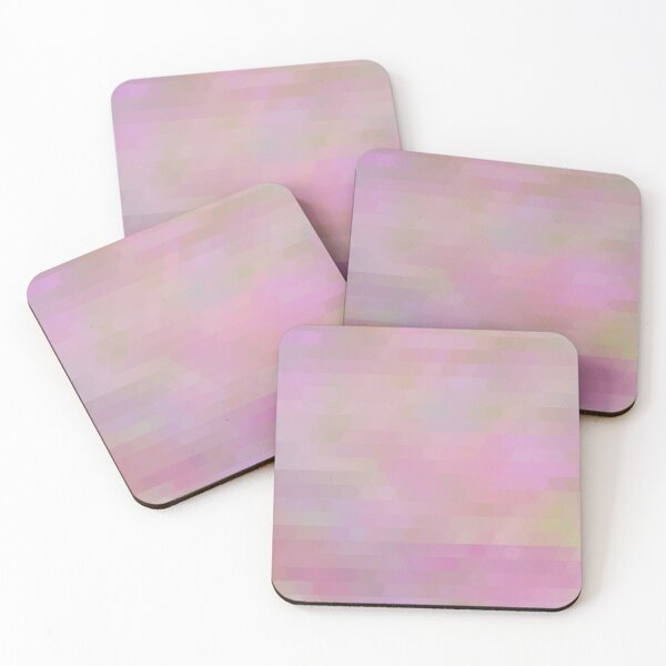 Item preview, Flirtation, geometric mosaic tiles pastel abstract designed and sold by Glimmersmith.