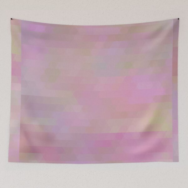 Item preview, Flirtation, geometric mosaic tiles pastel abstract designed and sold by Glimmersmith.