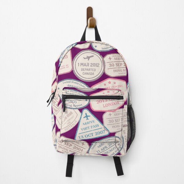 Item preview, Colorful Passport Stamps pattern - S10 designed and sold by Art-by-Geoff.