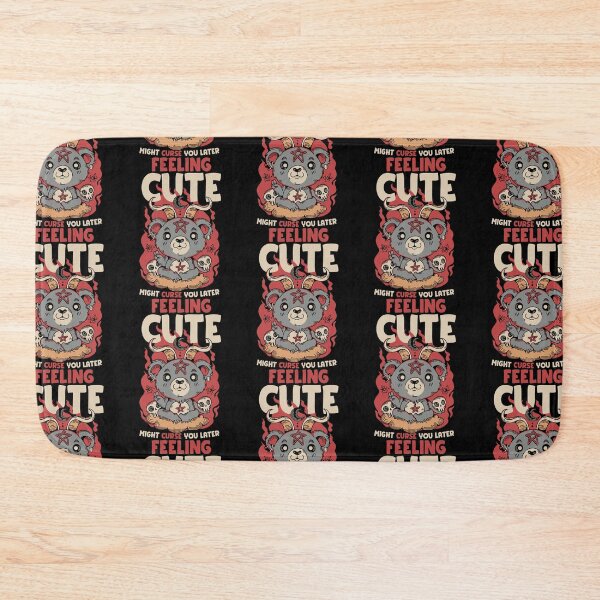 Item preview, Feeling cute might curse you later - Cute Kawaii Baphomet Satan Parody designed and sold by EmmiFoxDesigns.