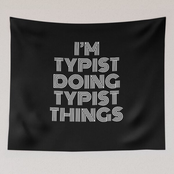 Item preview, I'm Typist Doing Typist Things Retro Vintage designed and sold by SVPOD.