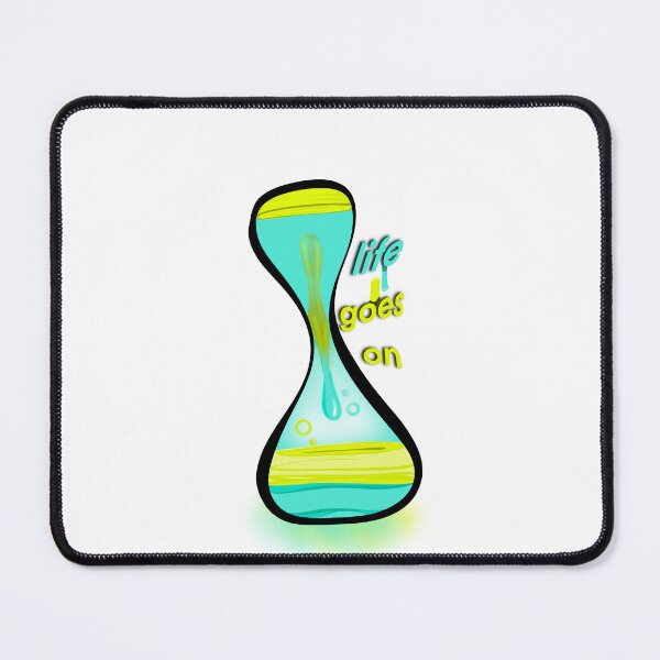Item preview, Life Goes On | Inspirational Quote Sticker Art designed and sold by Neshmi.