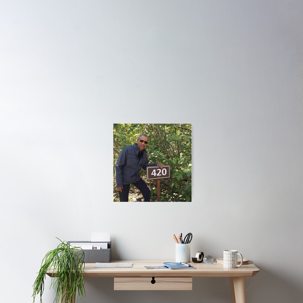 420 Obama Print Poster