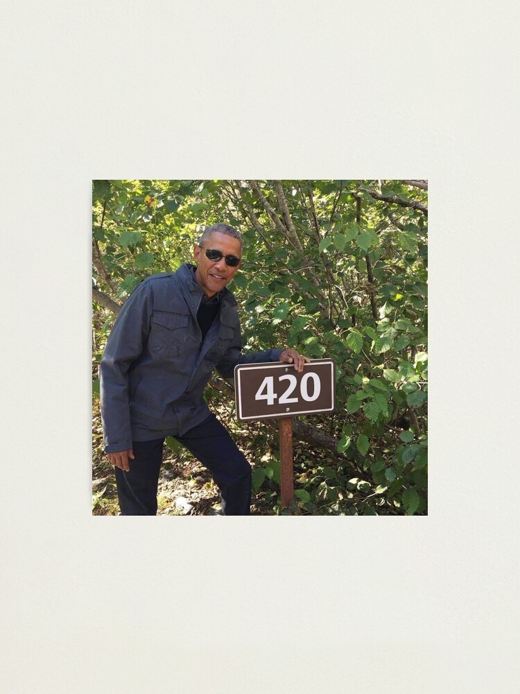 Alternate view of 420 Obama Print Photographic Print
