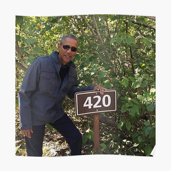 420 Obama Print Poster