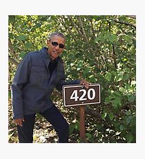 420 Obama Print Photographic Print