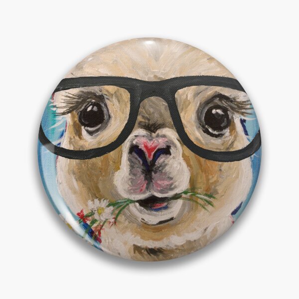 Item preview, Alpaca with Glasses designed and sold by leekellerart.