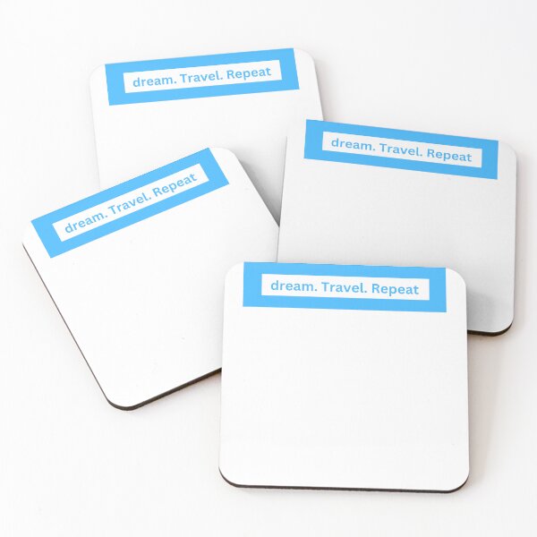 Item preview, Dream.Travel. Repeat  - block Quote designed and sold by justbejoker.