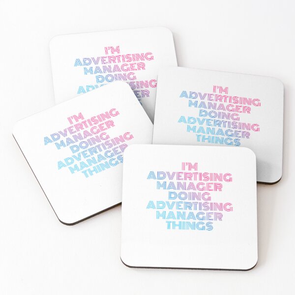 Item preview, I'm Advertising Manager Doing Advertising Manager Things Retro Neon designed and sold by SVPOD.
