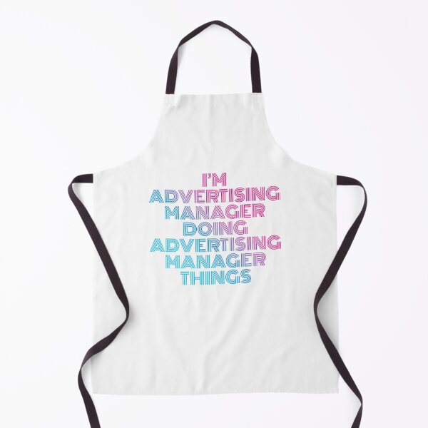 Item preview, I'm Advertising Manager Doing Advertising Manager Things Retro Neon designed and sold by SVPOD.