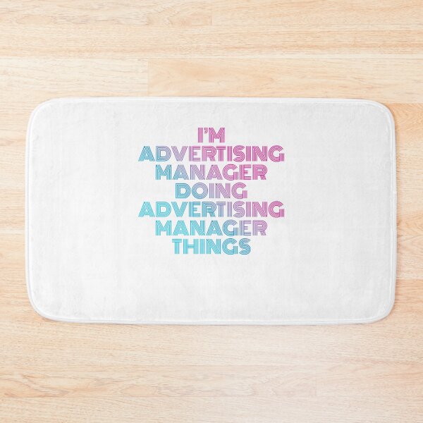 Item preview, I'm Advertising Manager Doing Advertising Manager Things Retro Neon designed and sold by SVPOD.