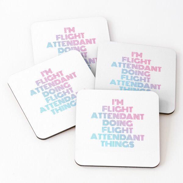 Item preview, I'm Flight attendant Doing Flight attendant Things Retro Neon designed and sold by SVPOD.