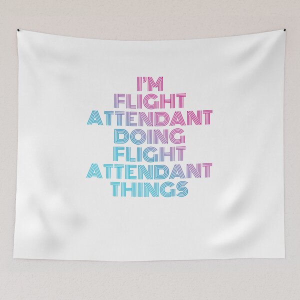 Item preview, I'm Flight attendant Doing Flight attendant Things Retro Neon designed and sold by SVPOD.