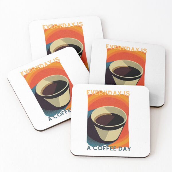 Item preview, Retro Everyday Is A Coffee Day designed and sold by TheCreativeFab.