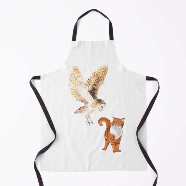 Item preview, A Cat And An Owl designed and sold by ApurwaArtShop.