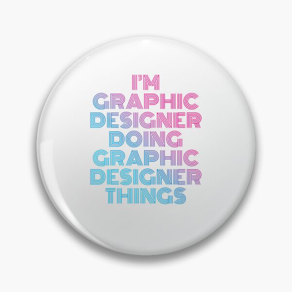 Item preview, I'm Graphic Designer Doing Graphic Designer Things Retro Neon designed and sold by SVPOD.